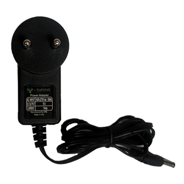 Charging Adapter Top View of Robotic Vacuum Cleaner