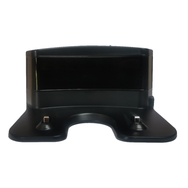 Front view of docking station for robotic vacuum cleaner